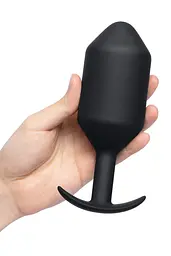 Анальна пробка B-Vibe Snug Plug 7, 18.4 см (чорний) - мініатюра 2