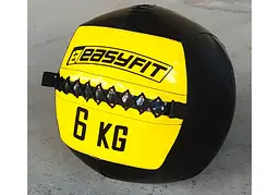 Медичний м'яч EasyFit Wall Ball медбол, волбол 6 кг (EF-WB-06) - мініатюра 4