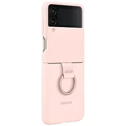 Чохол Silicone Cover with Ring для Samsung Galaxy Flip 4 (F721) (EF-PF721TPEGUA) Pink