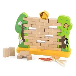 Настільна гра Viga Toys дерев'яна 25х17х8 см різнокольорова - мініатюра 2