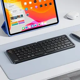 Клавіатура HOCO Proficient mini folding wireless keyboard GM71 (english version) |67 Keys, BT5.2| - мініатюра 2