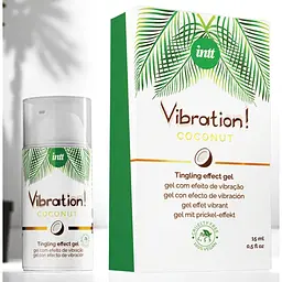 Рідкий вібратор Intt Vibration Coconut Vegan 15 мл кокосовий аромат 100% вега - мініатюра 2
