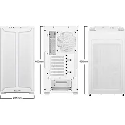 Корпус Be quiet! PURE BASE 501 DX White (BGW77) - мініатюра 4