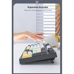 Механічна ігрова клавіатура з підсвічуванням iMICE GK-500 USB Wired Type-C, Eng/Укр/Рус, Black - мініатюра 10
