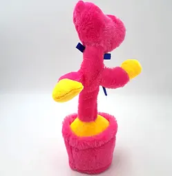 Танцюючий кактус Повторюшка монстр Кісі Місі з гри Poppy Playtime Huggy Wuggy співає пісні та повторює звуки UKC Dancing - мініатюра 2
