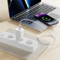Зарядний пристрій Proove Silicone Power 40W (Type-C + Type-C) white (WCSP4020002) - мініатюра 5