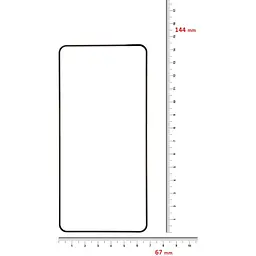 Захисне скло BeCover для Huawei P40 Black (704830) - мініатюра 3