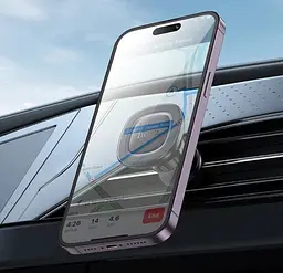 Автомобільний тримач для телефона в авто Hoco H72 магнітний універсальний тримач холдер Чорний - мініатюра 7