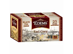 Чай пакетований чорний Еdems 25 пакетиків Ерл Грей GOLD