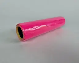 Паперовий цінник, маленький, малиновий, 15x25 мм, намотка 5 м, 8 шт, для магазину і торгівлі - мініатюра 2