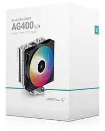 Кулер для процесора Deepcool AG400 LED Black, алюміній, 1x120 мм, для Intel 115x/1200/1700/775, AMD AMx/FMx - мініатюра 6