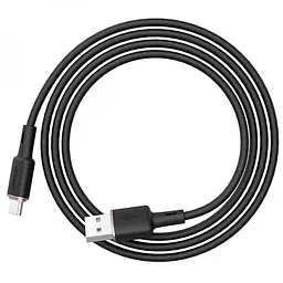 Дата кабель Acefast C2-04 USB to Type-C 3A (1.2m) Black - мініатюра 3