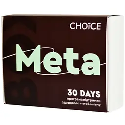 META BOX Чойс - Програма підтримки здорового метаболізму, 30 днів | Choice Phyto