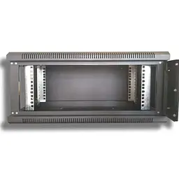 Шафа настінна Hypernet 4U 19" 600 x 350 мм чорна (WMNC-35-4U-FLAT-BLACK) - мініатюра 2