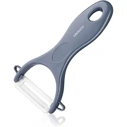 Овочечистка керамічна Ardesto Fresh 13.5×7.8 см сіра (AR8340G) - мініатюра 5