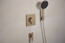 Термостат для душу Hansgrohe Ecostat Comfort E прихованого монтажу 2 function brushed bronze 33711140 - мініатюра 2