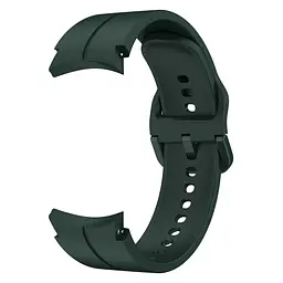 Браслет Five Classic для Samsung Galaxy Watch 4 - темно-зелений ширина кріплення 20мм силікон Watchbands (W10-5WB90250090) - мініатюра 3