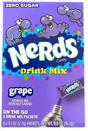 Порошковий напій Nerds PwdMix Grape 6 стіків 16.2 г