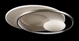 Сучасна стельова LED-люстра L2908/580/2+2 LED (WHITE+GREY), 144 Вт, діаметр 58 см, від 14 до 20 м2 - мініатюра 2