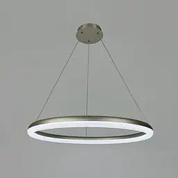 LED люстра підвісна в кільцевому корпусі Ø 83 см | Line F | Арт. MJ342-800 Ice Flower Silver - мініатюра 5