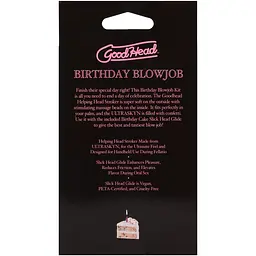 Набір Doc Johnson для мінету на день народження GoodHead Birthday Blowjob Kit - мініатюра 11