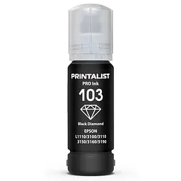 Чорнило PRINTALIST 103 для Epson L3100/3110/3150 70г Black водорозчинне (PL103BK) - мініатюра 3
