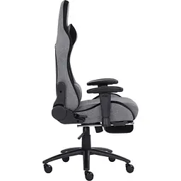 Геймерське крісло GT Racer X-2534-F Fabric Gray/Black Suede [121429] - мініатюра 4