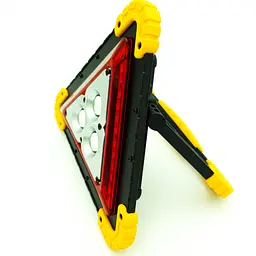 Акумуляторний LED прожектор 3 COB 35SMD RED зі знаком аварійної зупинки світлодіодний ліхтар UKC - мініатюра 5