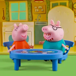 Ігровий набір Peppa - БУДИНОЧОК ПЕППИ (будиночок з меблями, фігурка Пеппи) - мініатюра 4