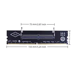Конвертор Dynamode DDR5 Laptop SO-DIMM to Desktop DIMM RAM Memory (DM-DDR5-DIMM-Converter) - мініатюра 5