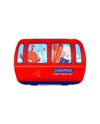 Дорожній набір Curaprox Kids червоний: зубна щітка Kids + дитяча зубна паста 10 мл + йоршики 2 шт. - мініатюра 6