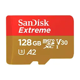 Карта пам'яті SanDisk 128GB microSD class 10 UHS-I Extreme For Action Cams and Dro (SDSQXAA-128G-GN6AA) - мініатюра 3