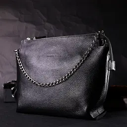 Шкіряна жіноча сумка GRANDE PELLE 26х22х13 см sum0023599 - мініатюра 8