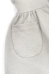 Однотонний пісочник для дівчинки з кишенями та пов'язкою - мініатюра 4