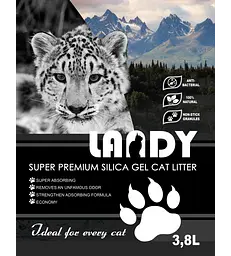 Landy Силикагелевий наповнювач для котячого туалету 1-8 мм 3.8 л (4000521585500)