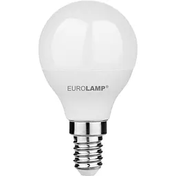 Світлодіодна лампа Eurolamp LED  ECO "P" 7W E14 4000K (LED-G45-07144(P) - мініатюра 2