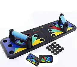 Тренажер спортивна дошка для віджимань платформа з упорами Foldable Push Up Board UKC JT 006 - мініатюра 3