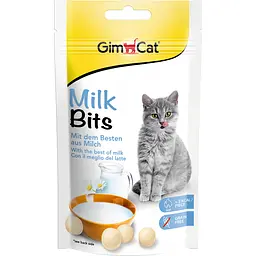 Ласощі для котів GimCat Milk Bits вітамінізовані з молоком 40 г (G-418735)