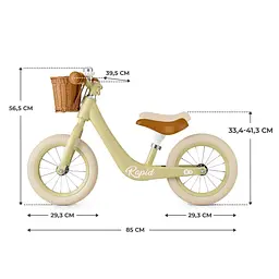 Біговел Kinderkraft Rapid 2 Savannah Green (KRRAPI02GRE0000) - мініатюра 6