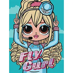 Картина за номерами "L.O.L. Surprise! O.M.G. Fly Gurl" Ideyka KHO6275, 30х40 см