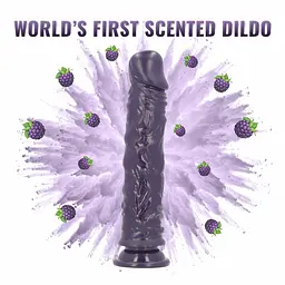 Фаллоимитатор с ароматом ежевики Toyz4lovers Delicious Dildo Berries, 20 см - миниатюра 3