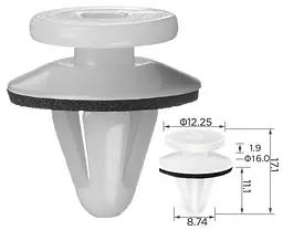 Кліпса кріплення обшивки дверей MITSUBISHI RENAULT KIA HYUNDAI DACIA CHRYSLER (OEM MB567499 MB696120) (C0369)
