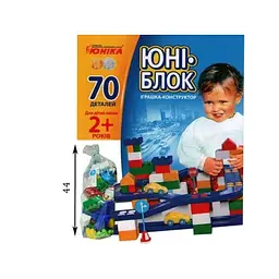 Конструктор Юніка Юні-блок 70 деталей