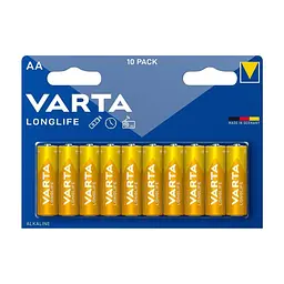 Батарейка Varta AA Varta Longlife лужна x 10 (04106101761 / 04106101461)