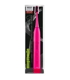 Звукова гідроактивна зубна щітка Black Whitening ІІ Shocking Pink (рожева) Megasmile