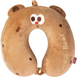 Подушка для шиї Cookie Bear U-подібна коричневий HP-56-1BR