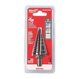 Свердло ступінчасте Step Drill MILWAUKEE, діаметр 6-35мм з кроком 2-3мм - мініатюра 2