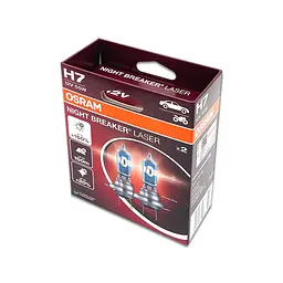 Комплект галогенових ламп OSRAM H7 64210NL-2HB Night Breaker LASER NG +150% 55W 12V PX26d (2 шт) - мініатюра 4