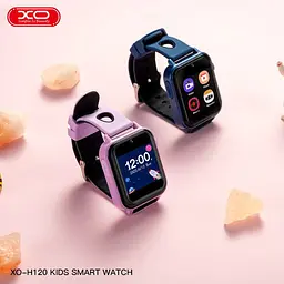 Годинник — телефон для дітей розумні XO h120 Kids puzzle entertainment блакитний - мініатюра 7