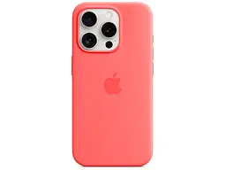 Чохол для смартфона Apple iPhone 15 Pro Silicone Case with MagSafe - Guava (MT1G3) - мініатюра 3